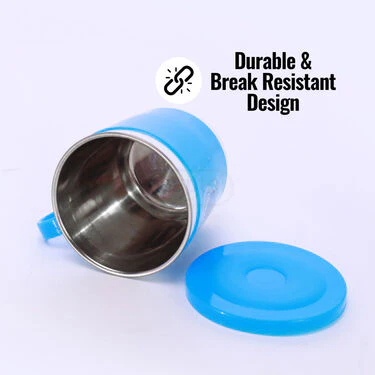 4 Pcs Double Wall Designer Cup With lid (4CL) - Image 6