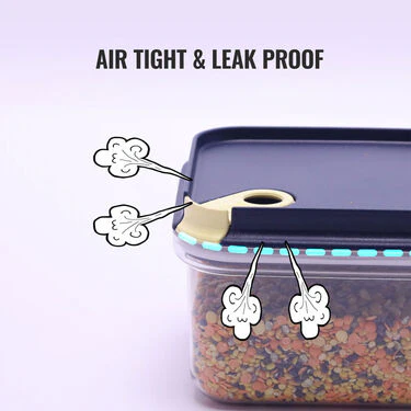 4 Pcs Push & Lock Airtight Storage Container (4PL1) - Image 3