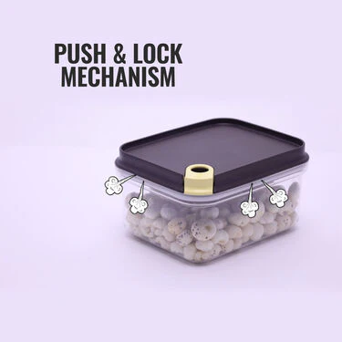 4 Pcs Push & Lock Airtight Storage Container (4PL1) - Image 4