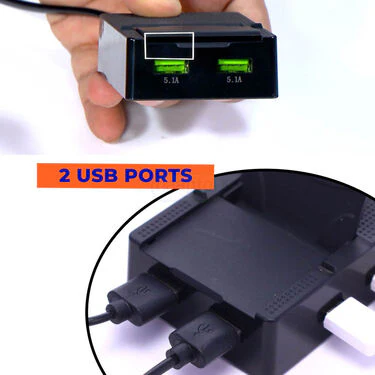 4 Port Ultra Fast Mobile Charger With Inbuilt Stand (FMC) - Image 4