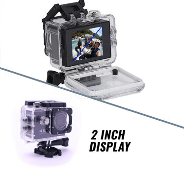 4K WiFi Waterproof Action Camera With 2.0-Inch Screen & 5 Mounts (CCTV21) - Image 5