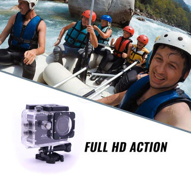 4K WiFi Waterproof Action Camera With 2.0-Inch Screen & 5 Mounts (CCTV21) - Image 7