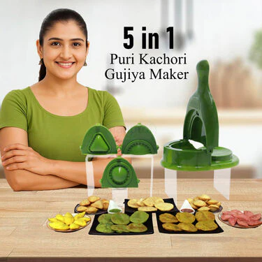 5 In 1 Puri Kachori & Gujiya Maker (PKG16) - Image 2