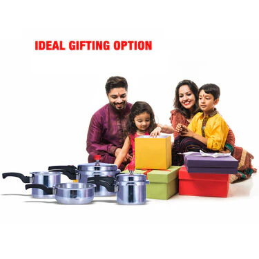 5 ltr + 3 ltr + 2 ltr + 1.5 ltr Pressure Cooker Combo (4PC3) - Image 10