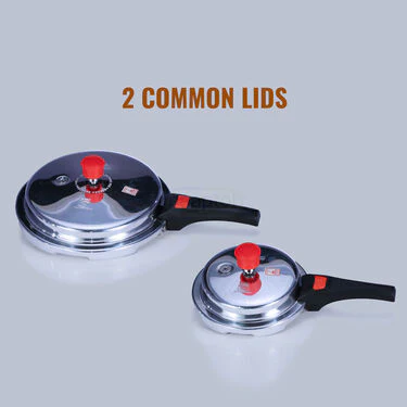 5 ltr + 3 ltr + 2 ltr + 1.5 ltr Pressure Cooker Combo (4PC3) - Image 6