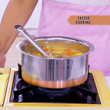 5 Pcs Copper Base Cook & Serve Set (5CCP1) - Image 4