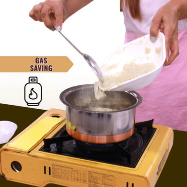 5 Pcs Copper Base Cook & Serve Set (5CCP1) - Image 8