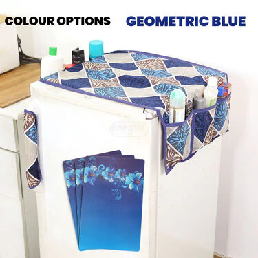 5 Pcs Fridge Cover Set With 10 Free Gifts (5FC1) - Image 3