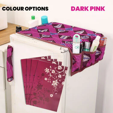 5 Pcs Fridge Cover Set With 10 Free Gifts (5FC1) - Image 4