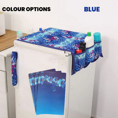 5 Pcs Fridge Cover Set With 10 Free Gifts (5FC1) - Image 5