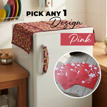 5 Pcs Fridge Cover Set With 10 Free Gifts (5FC7) - Image 3