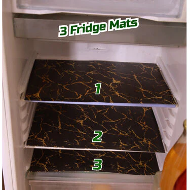 5 Pcs Quilted Fridge Cover Set With 10 Free Gifts (5FC8) - Image 3