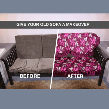 5 Seater Designer Sofa Cover Set (5SC1) - Image 14