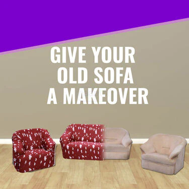 5 Seater Designer Stretchable Elastic Sofa Cover (5SC5) - Image 7