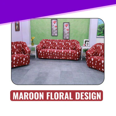5 Seater Designer Stretchable Elastic Sofa Cover (5SC5) - Image 8