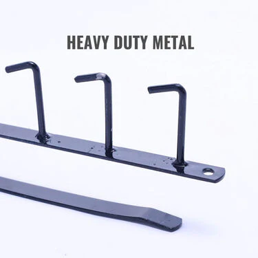 6 Hooks Multipurpose Metal Shelf Hanging Rack - Pack Of 2 (6HUSR1) - Image 6