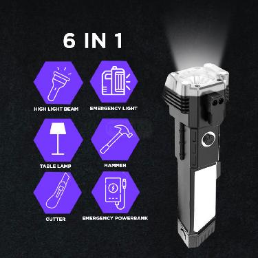 6 in 1 Hammer Torch + 15 Pc Magnetic Screwdriver Set (HT39) - Image 7