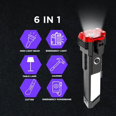 6 in 1 Hammer Torch With 24 In 1 Precision Screwdriver Set (HT32) - Image 3