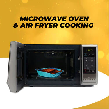 6 Pcs Silicon Tray For Microwave Oven Air fryer Cooking (STAC) - Image 3