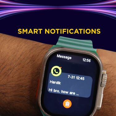 7 In 1 Big Screen Bluetooth Calling Smart Watch With Free Wireless Bluetooth Earbuds Pro (BCSW33) - Image 5