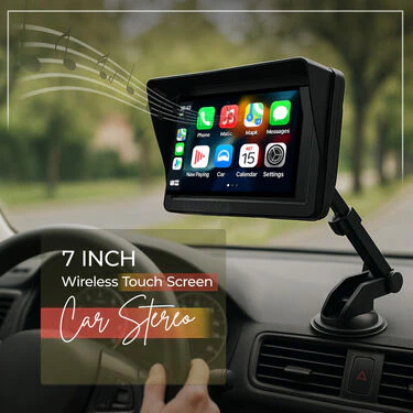 7 Inch Wireless Touch Screen With Android Auto & Apple CarPlay For Car - Image 2