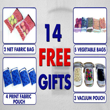 7 Pcs Royal Fridge Cover Set + 14 Free Gifts - Image 2