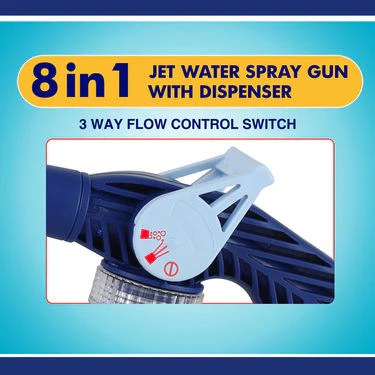8 in 1 Jet Water Spray Gun with Dispenser - Image 3