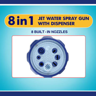 8 in 1 Jet Water Spray Gun with Dispenser - Image 4