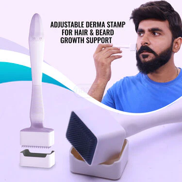 Adjustable Derma Stamp For Hair & Beard Growth Support (DR1) - Image 2