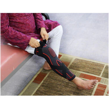 Adjustable Full Sleeve Compression Knee Support (ACN01) - Image 9