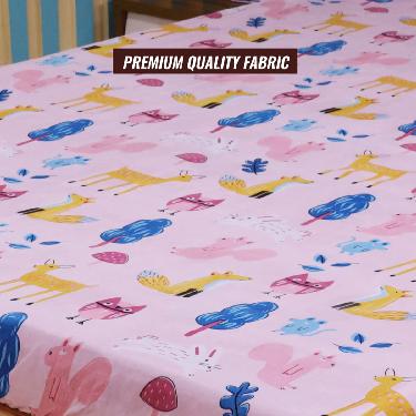 Animal Printed Fitted Double Bed sheet with 2 Pillow Covers (DBS20) - Image 4