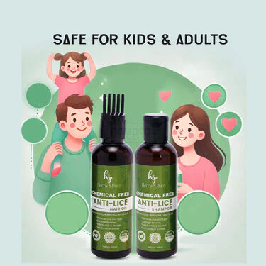 Anti Lice Shampoo And Oil With Comb (HPL1) - Image 5