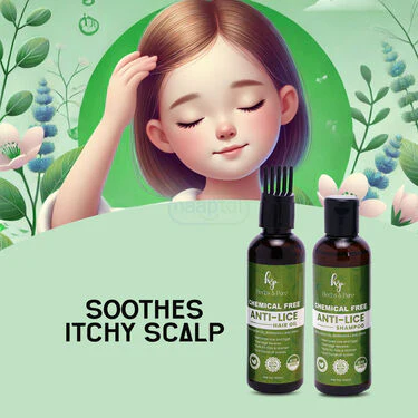 Anti Lice Shampoo And Oil With Comb (HPL1) - Image 7
