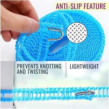 Anti Slip Clothes Drying Rope Buy 1 Get 1 Free - Image 5