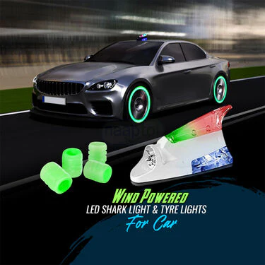 Automatic Glowing Roof and Tyre Light For Car - Image 2