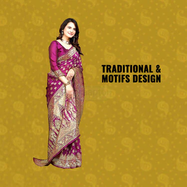 Banarasi Inspired Elegant Sarees - Pick Any 1 (BIS1) - Image 9