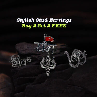 Buy 2 Get 2 Stylish Studs Earrings (MGJ50) - Image 3