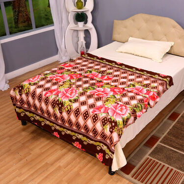 Buy 5 Get 5 Fleece Blankets - Floral Print (B5G528) - Image 5