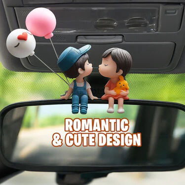 Car Dashboard Couple Set With Balloon - Image 2