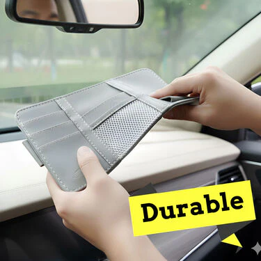 Car Sun Visor Multi Storage Organizer (CO2) - Image 2
