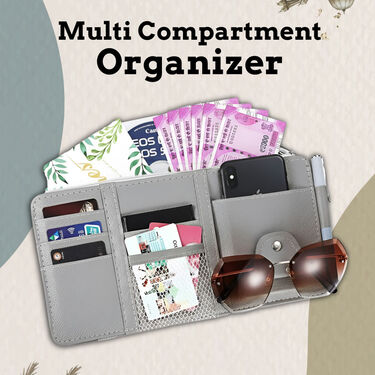 Car Sun Visor Multi Storage Organizer (CO2) - Image 4