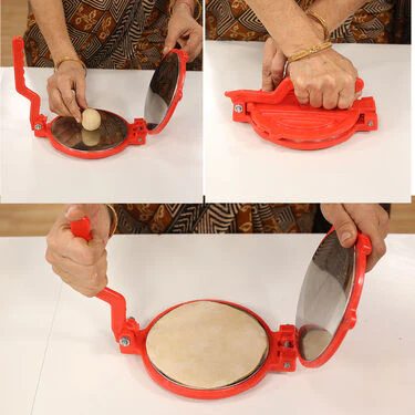 Chapati & Puri Maker + Free 5 Pcs Snack Maker (CP5) - Image 4