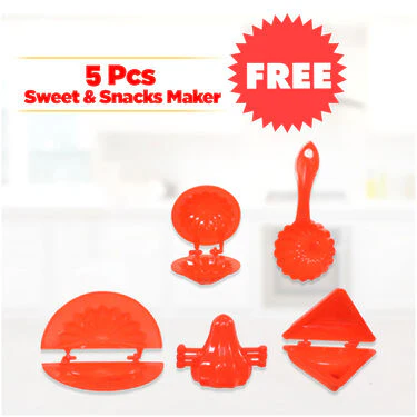 Chapati & Puri Maker + Free 5 Pcs Snack Maker (CP5) - Image 5