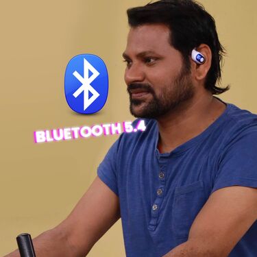 Clip-On Bluetooth Earphone With Display With Free Trimmer (TWS67) - Image 4