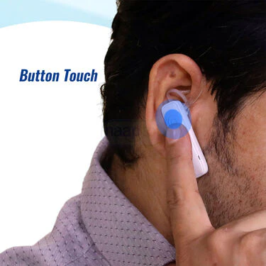 Clip On Calling Bluetooth Earphone With Free Golden Trimmer (TWS69) - Image 7