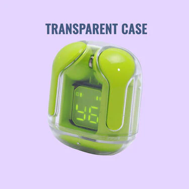 Colorful Earpod & Smart Golden Watch (TWS77) - Image 2