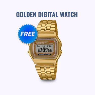 Colorful Earpod & Smart Golden Watch (TWS77) - Image 6