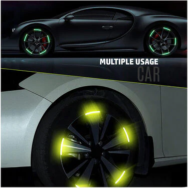 Colorful Tyre Reflectors For Car & Bike Pack Of 20 (CTRFCB) - Image 3
