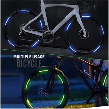 Colorful Tyre Reflectors For Car & Bike Pack Of 20 (CTRFCB) - Image 5