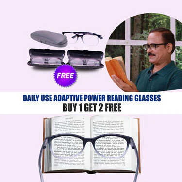 Daily Use Adaptive Power Reading Glasses B1 G2 Free (3RG2) - Image 2